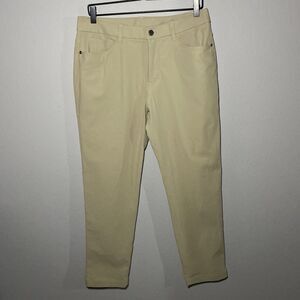 Lululemon Mens Commission Pant ABC Warpstreme Classic Fit Tan Trench